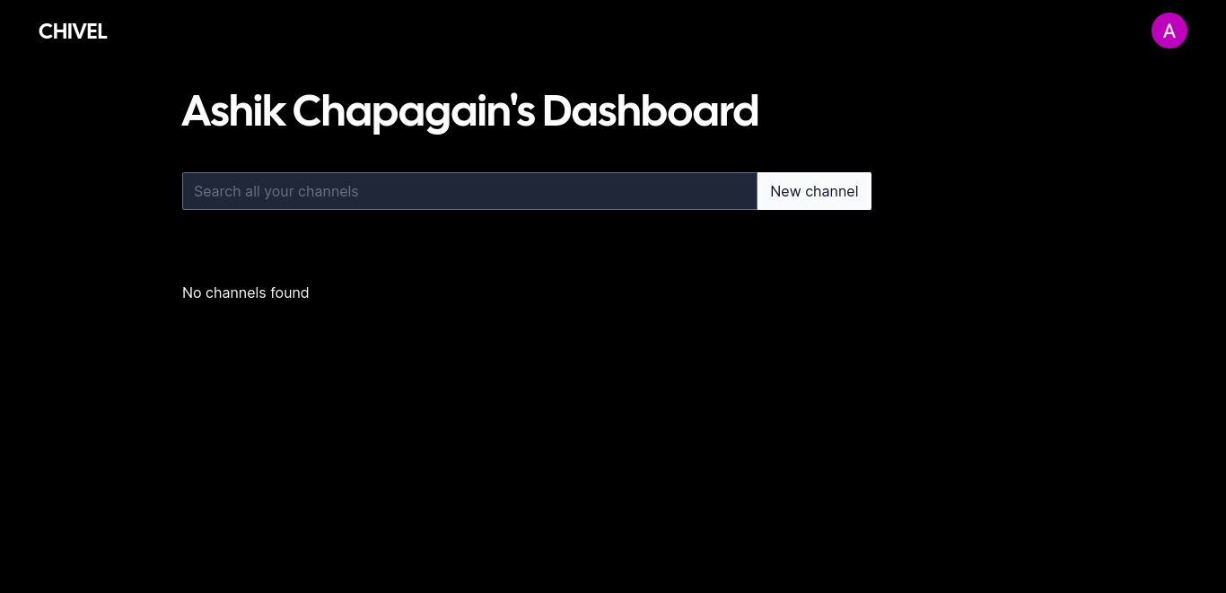 User's Dashboard